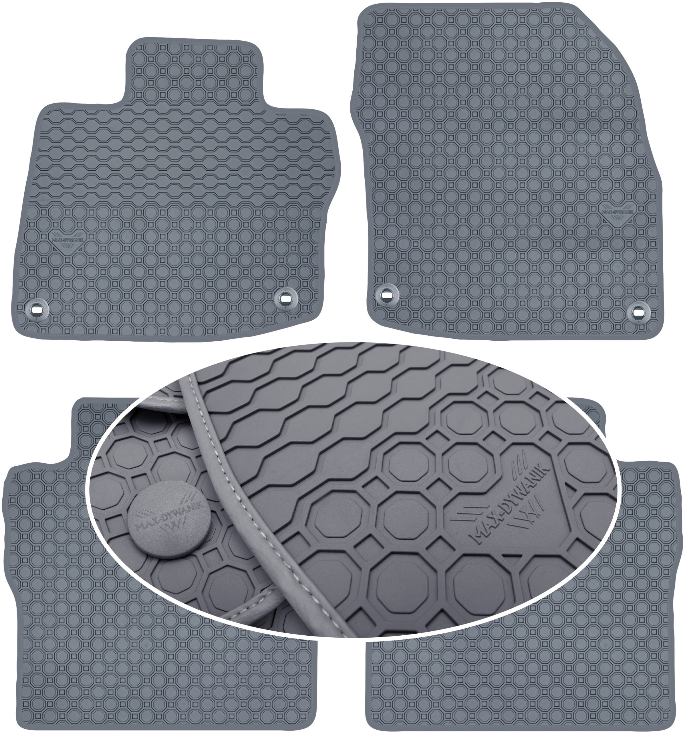 Honda Civic VIII Hb 3D 06-12 Koberce Šedé