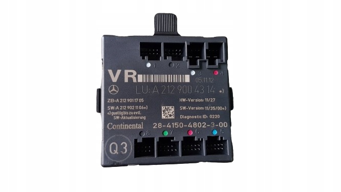 MERCEDES W212 module control unit door right front A2129004314
