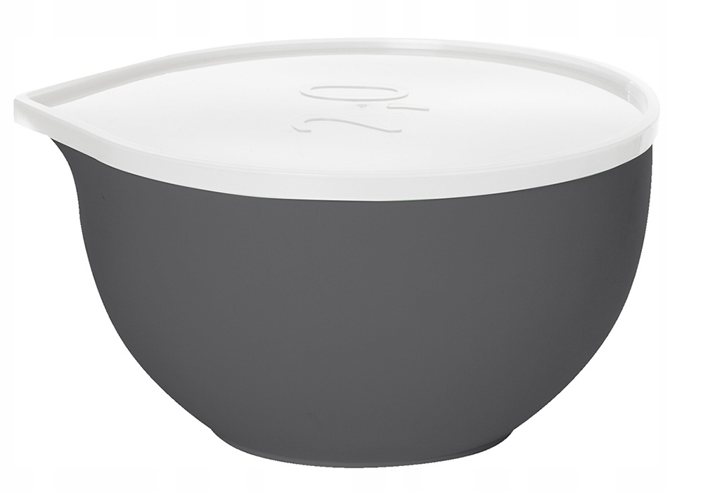 

Miska do mieszania z pokrywką, 2 L szara