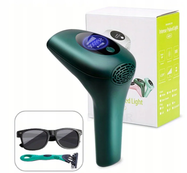 Depilator domowy bezbolesne trwałe Ipl laserowe usuwanie włosów biały