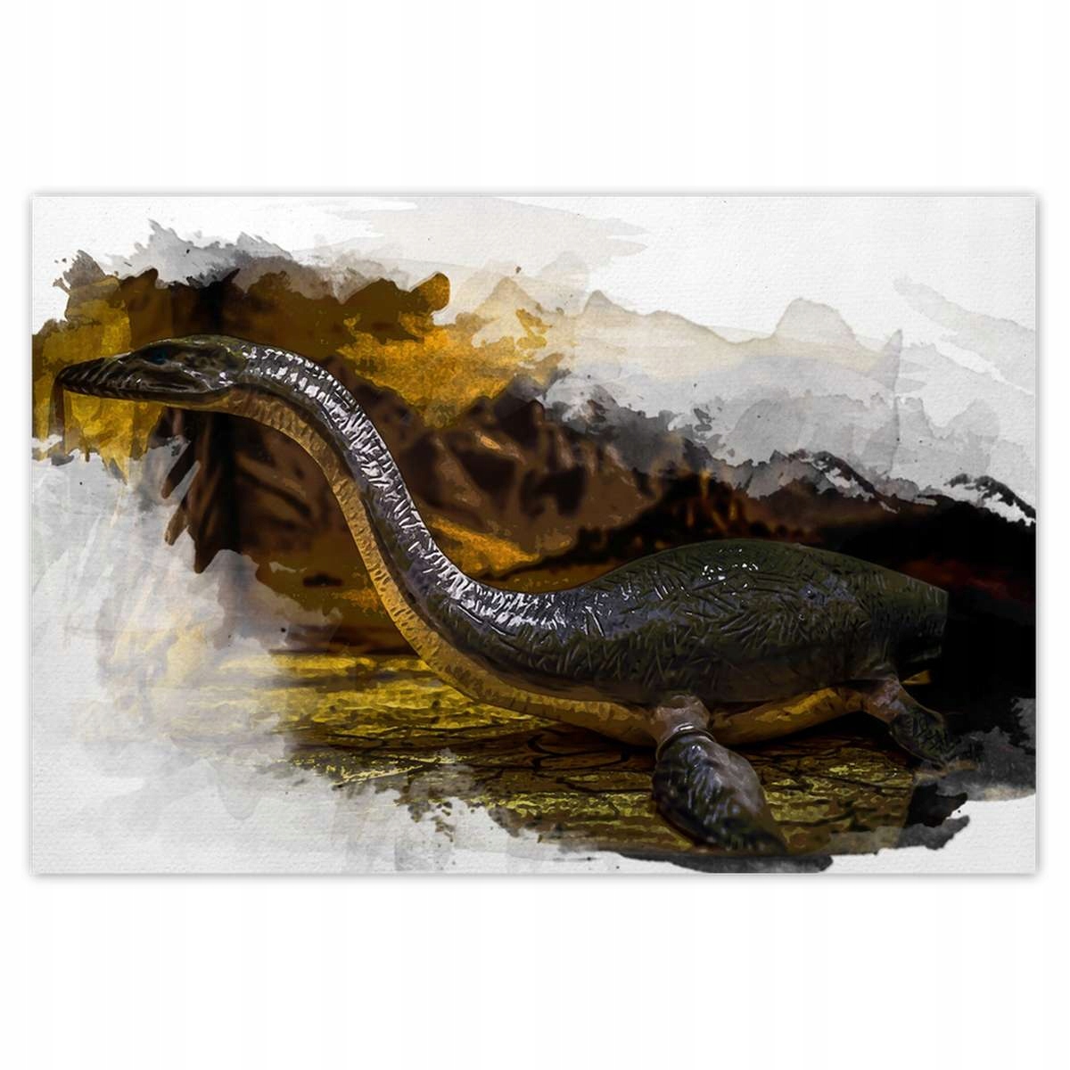 Plakáty 200x135 Dinosaurus ve vitríně