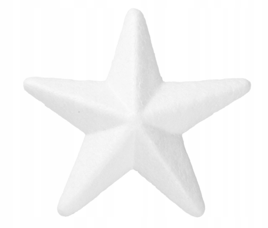 

Gwiazda styropianowa 18 cm Święta Ozdoba