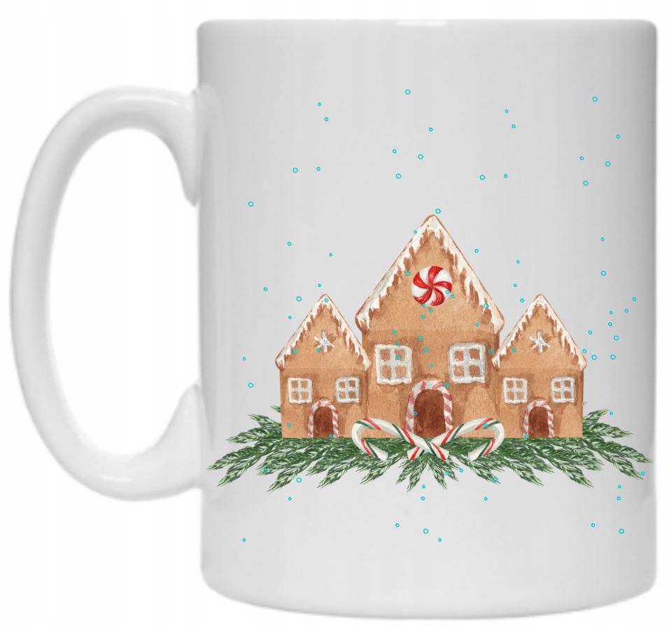 KUBEK PREZENT ŚWIĘTA ZIMA PIERNIKOWY KUBEK Marka inna