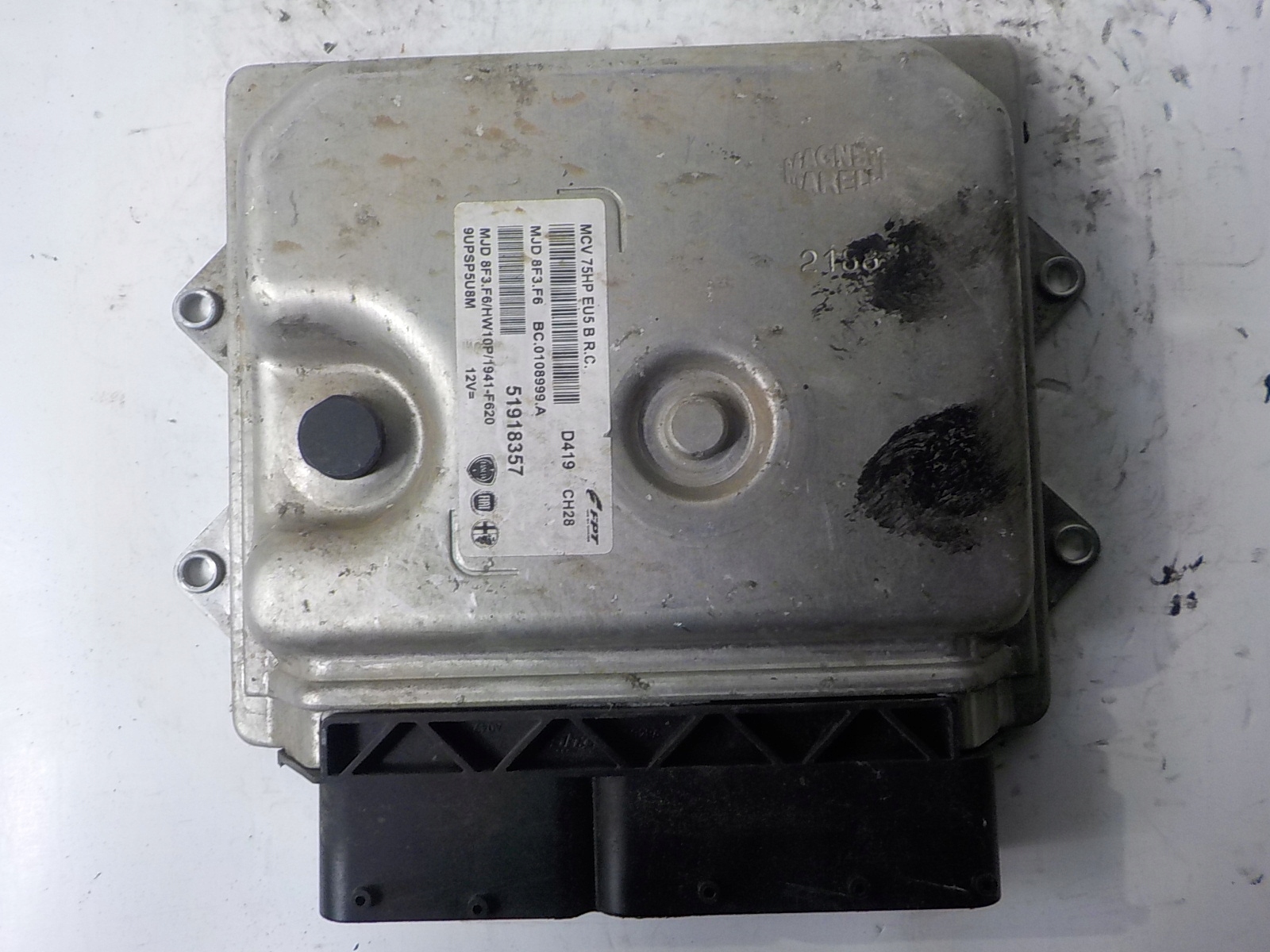FIAT FORINO III computer control unit 51918357 MJD 8F3.F6 D419