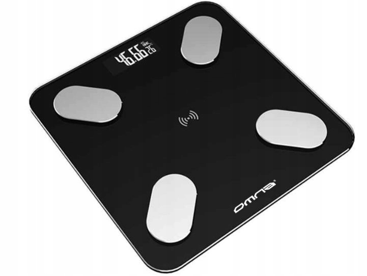 Waga elektroniczna WAGA SPORTOWA ŁAZIENKOWA WAGA Z BLUETOOTH ŁAZIENKOWA Kolor dominujący czarny