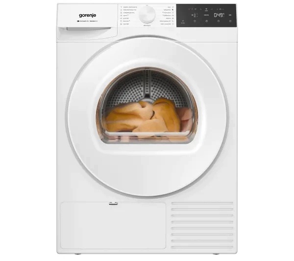 Suszarka Gorenje D1G48C/PL 62,5cm 8kg Zdalne sterowanie 63 dB Biały