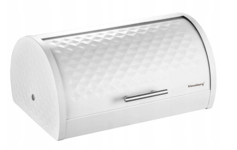 

Chlebak Stalowy Pojemnik Na Chleb biały