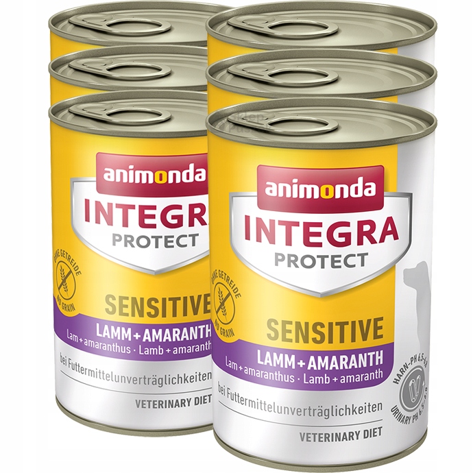 Animonda Integra Sensitive Jehněčí amarant Set 6x400 g