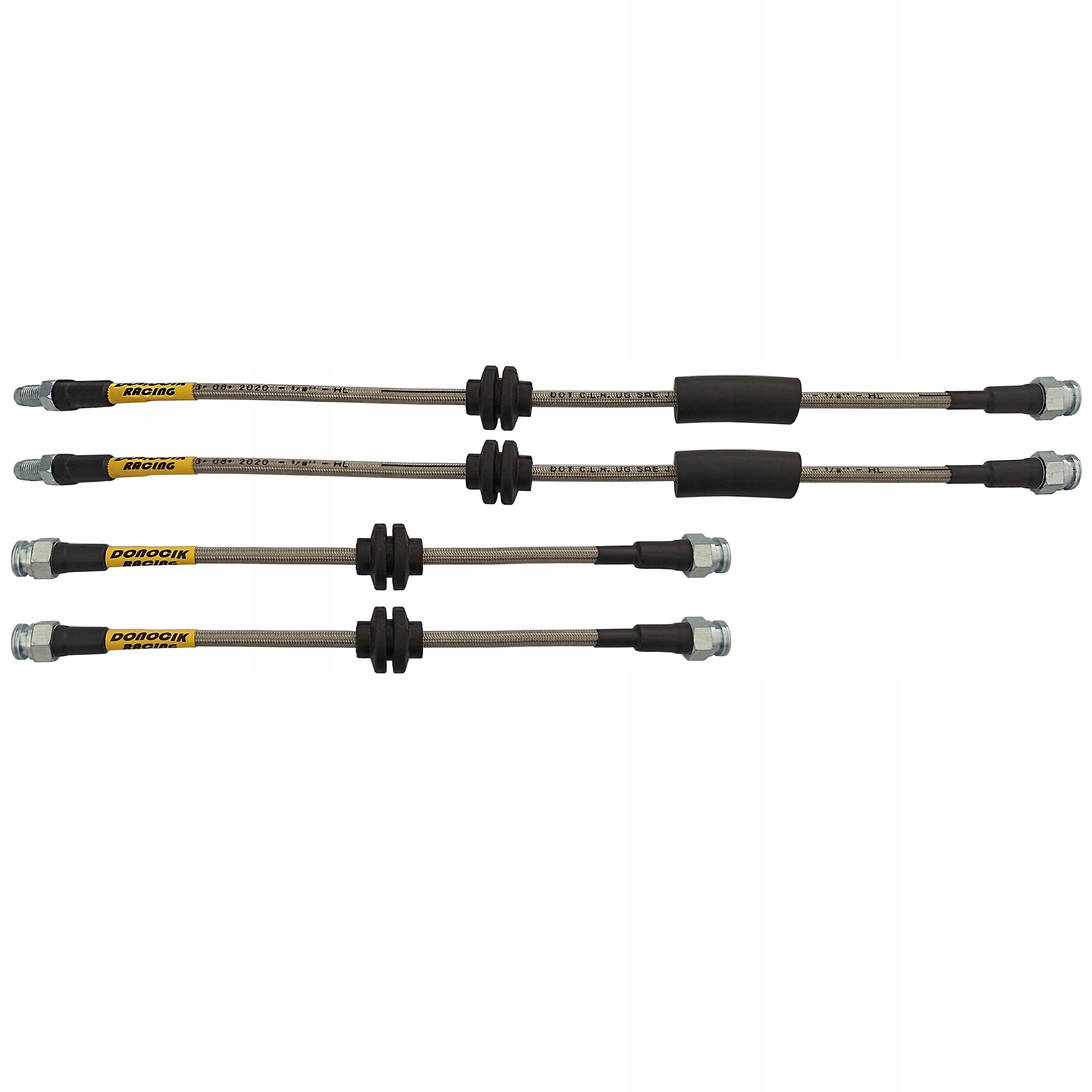 Teflonové brzdové hadice s ocelovým opletením Fiat Seicento Cinquecento