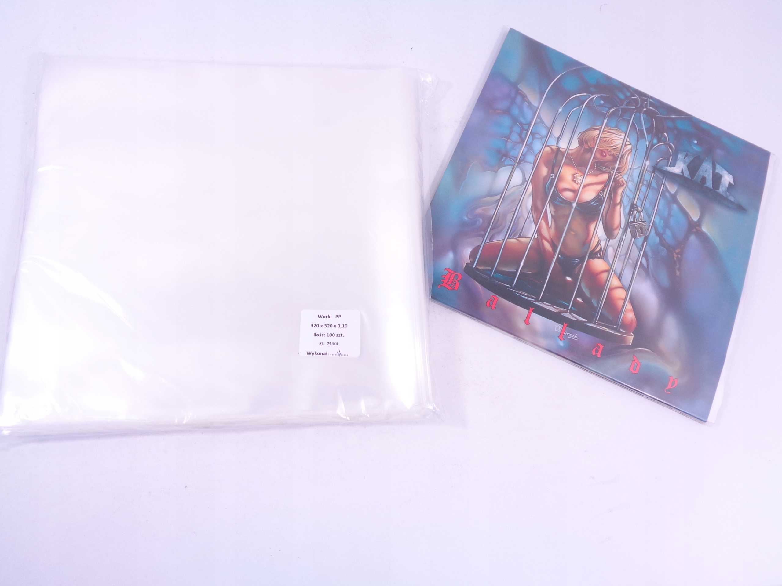 Okładki Na Lp [12] Z Grubej Folii 100 Sztuk