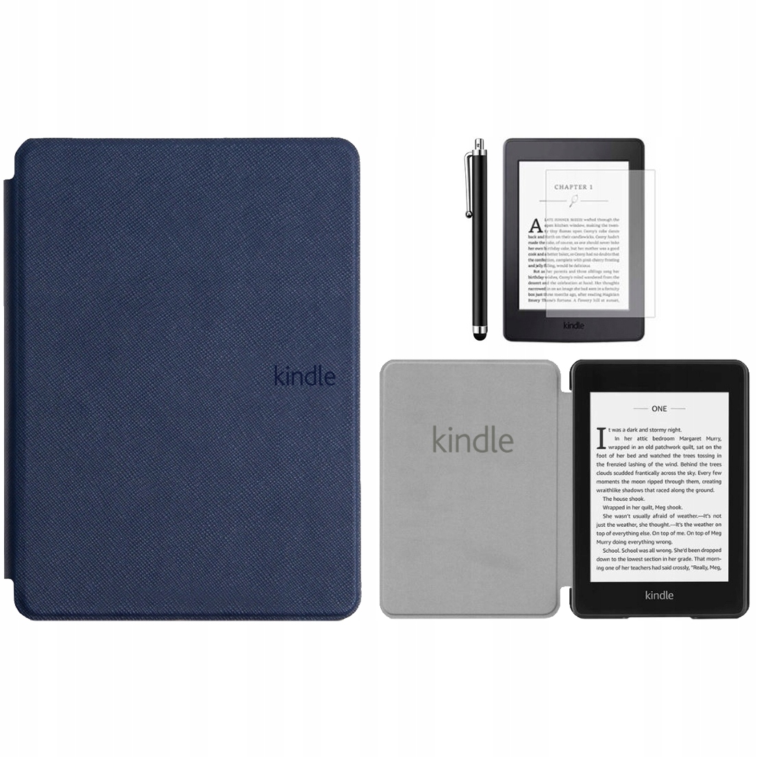

Etui do Amazon Kindle 10 Touch 2019 Folia Rysik