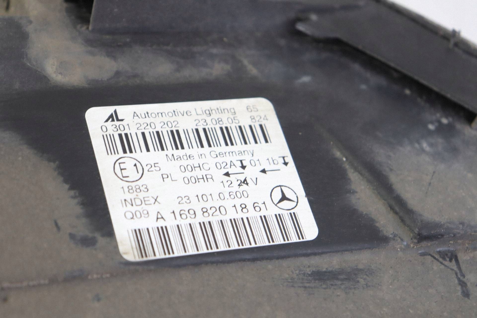 MERCEDES W245 light front right front EUROPA A1698201861