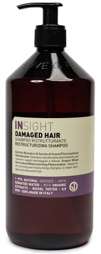 

Insight Damaged Hair Szampon Odbudowujący 900ML