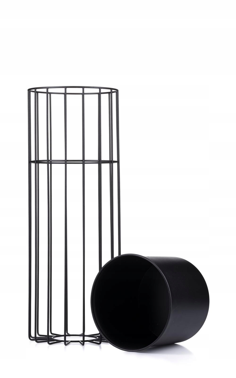 

Kwietnik industrialny stojący 55 cm czarny Loftowy