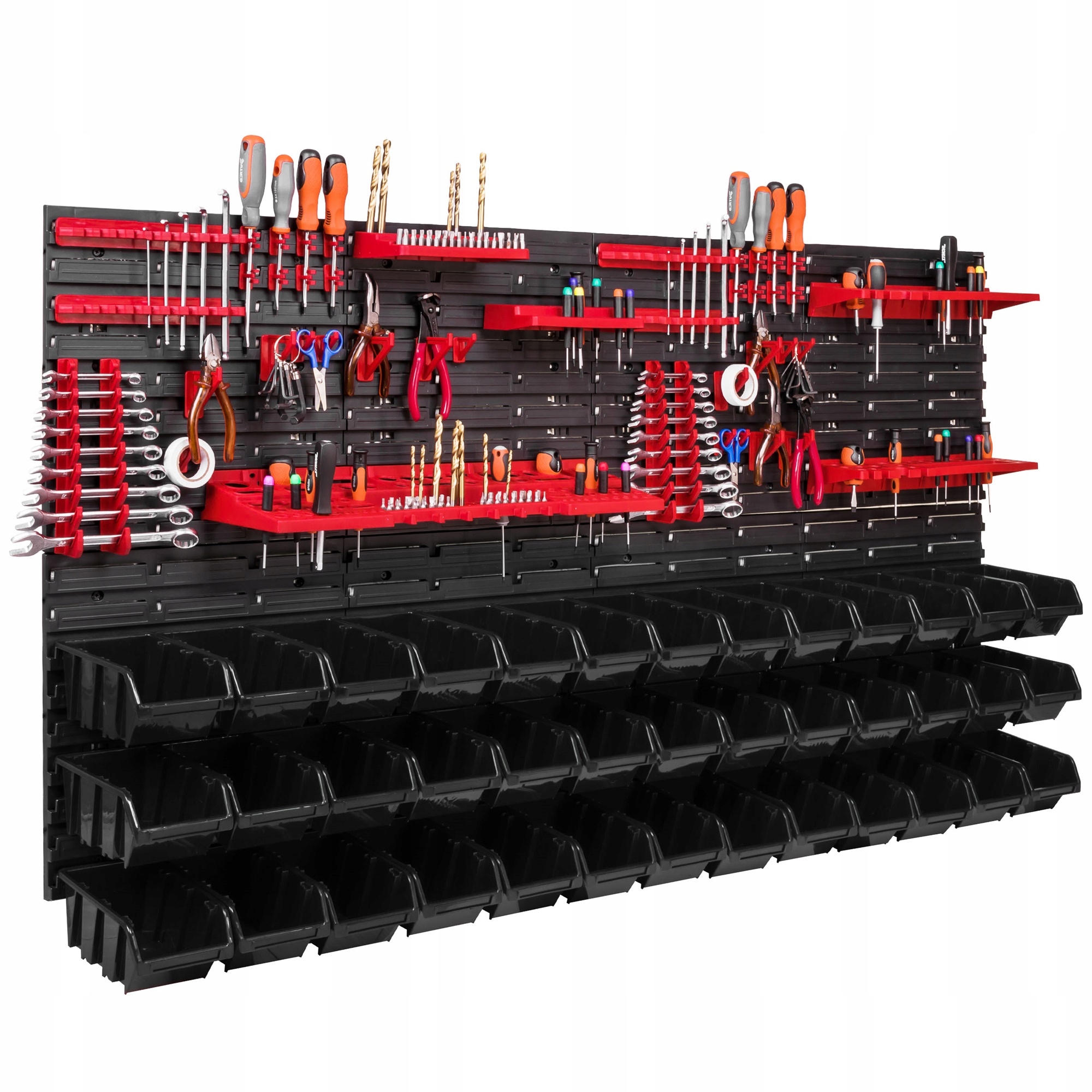 Dílenská tabule na nářadí 156 x 78cm stěna