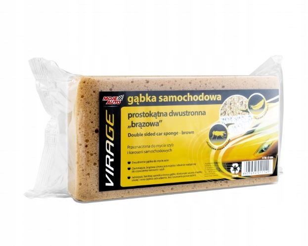 

Moje Auto Virage- Prostokątna Dwustronna Brązowa