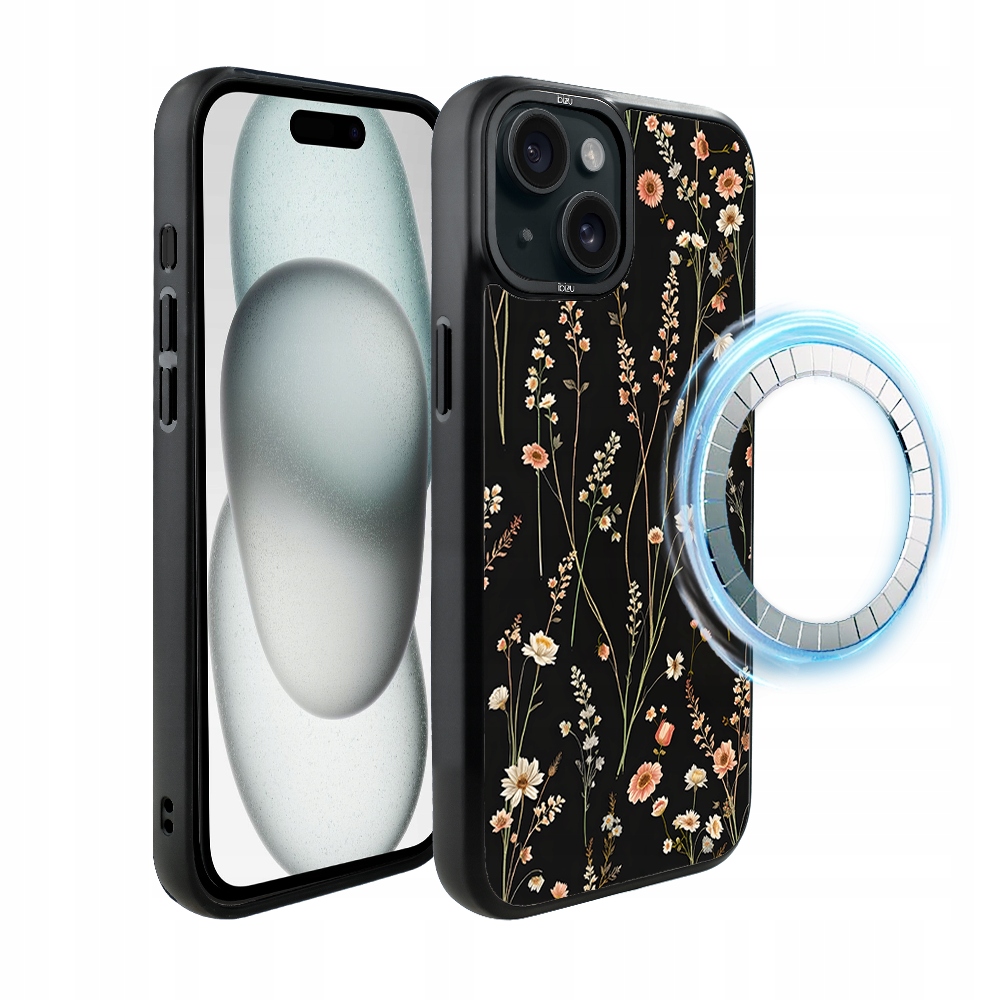 Pouzdro pro iPhone 15 Ibizu DropGuard Matt s MagSafe, severní zahrada