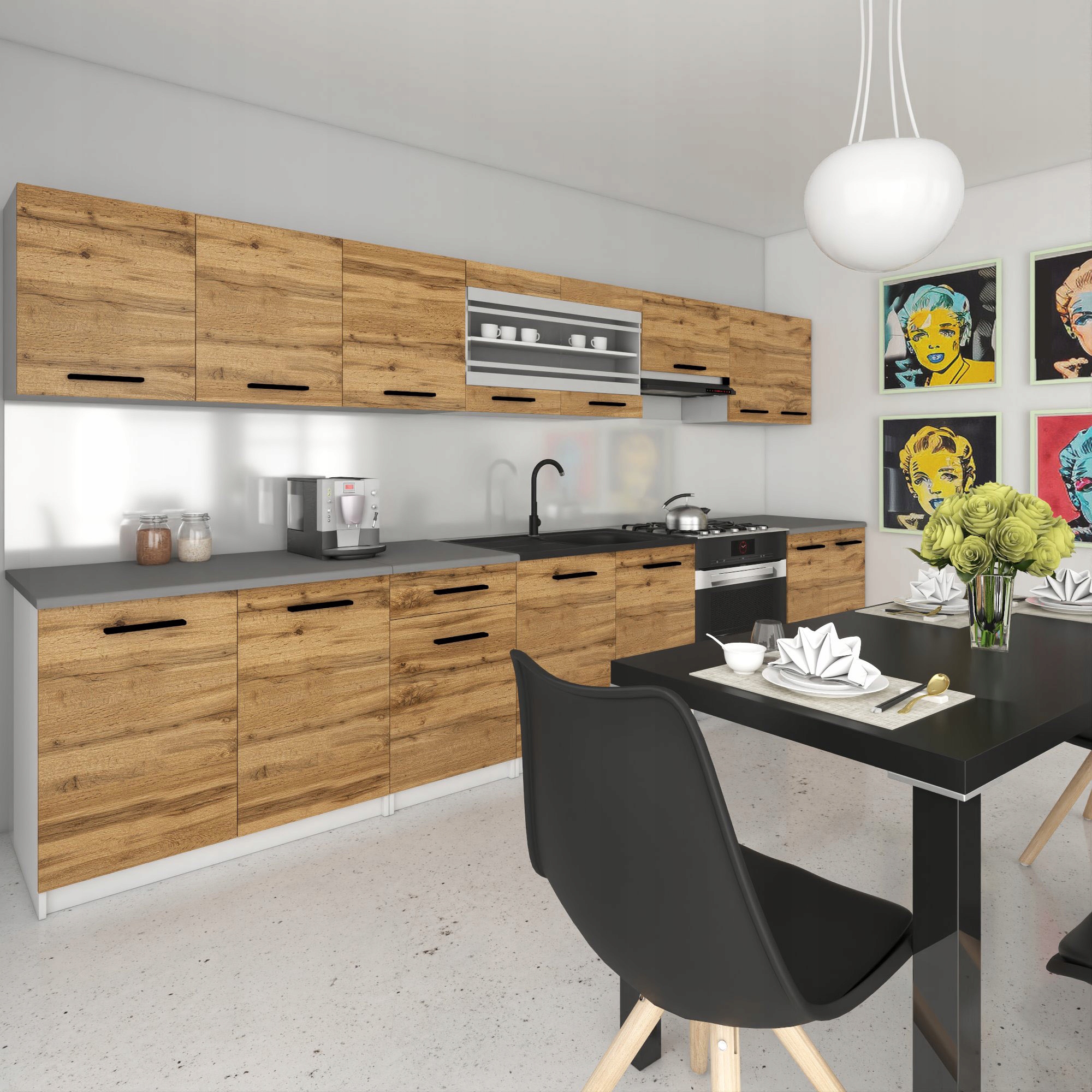 Meble kuchenne Zestaw mebli kuchennych 3,2 m BLAT