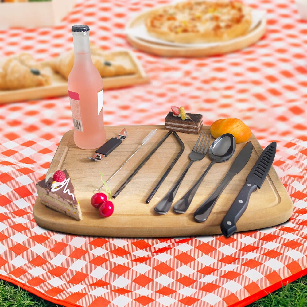 NIEZBĘDNIK TURYSTYCZNY SZTUĆCE KEMPINGOWE PODRÓŻNE NÓZ WIDELEC ŁYŻKA ZESTAW Linia 9