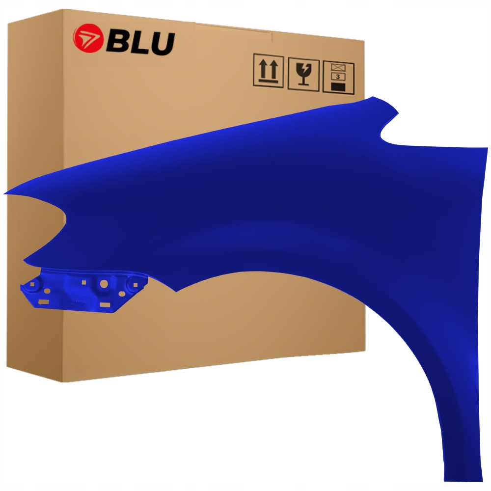 Blu Blatník Vw Touran 1T2 LL5M levý modrý 07-10 přední