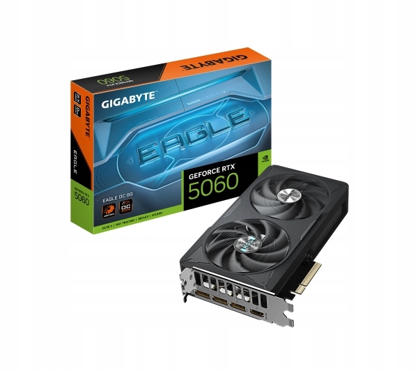 Karta graficzna Gigabyte GeForce Rtx 5060 Eagle Oc 8GB GDDR7 128bit Dlss 4