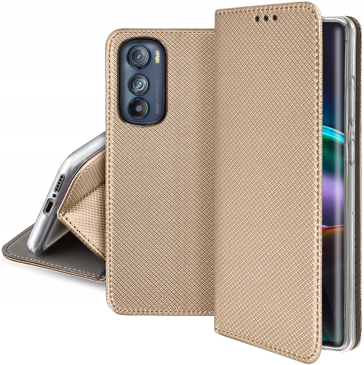 

Etui S-Magnet Case +Szkło do Motorola Moto Edge 30