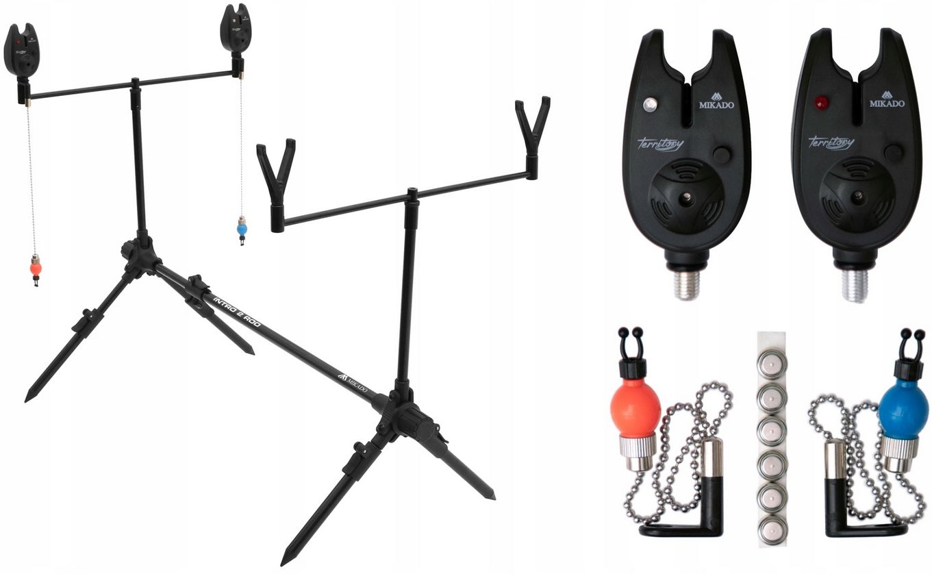 ZESTAW WĘDKARSKI MIKADO INTRO 2 STANOWISKO SYGNALI