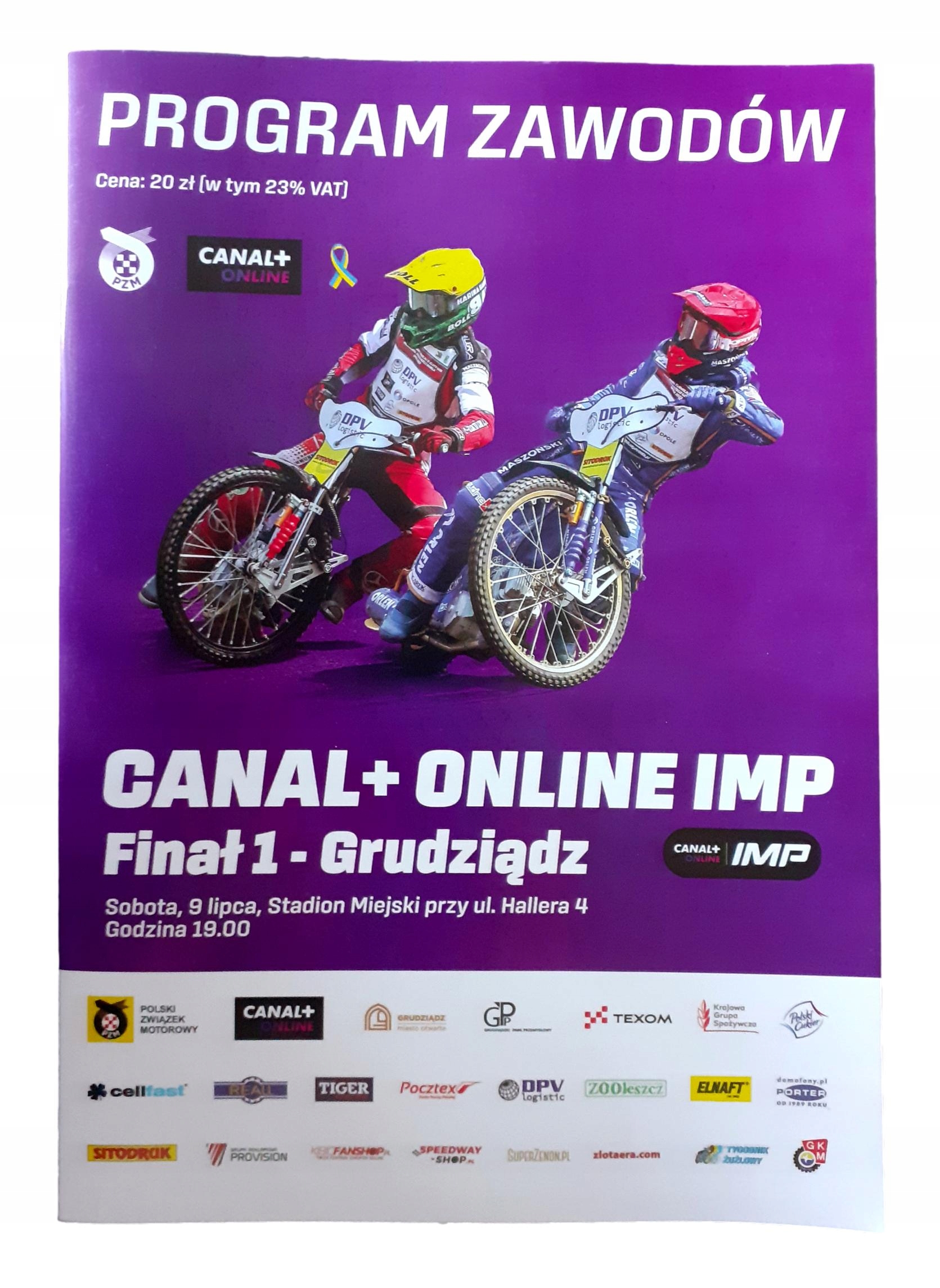 

Program 1 Finał Imp Na Żużlu Grudziądz 9.07.2022