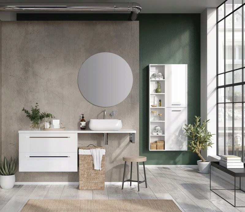 Słupek 30 Kwadro Plus White Elita (164590) Kolor frontów biały