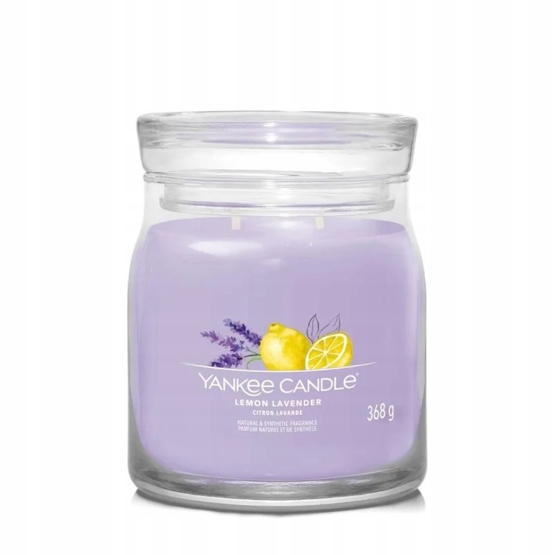 Yankee Candle Vonná Svíčka Lemon Lavender 368 G