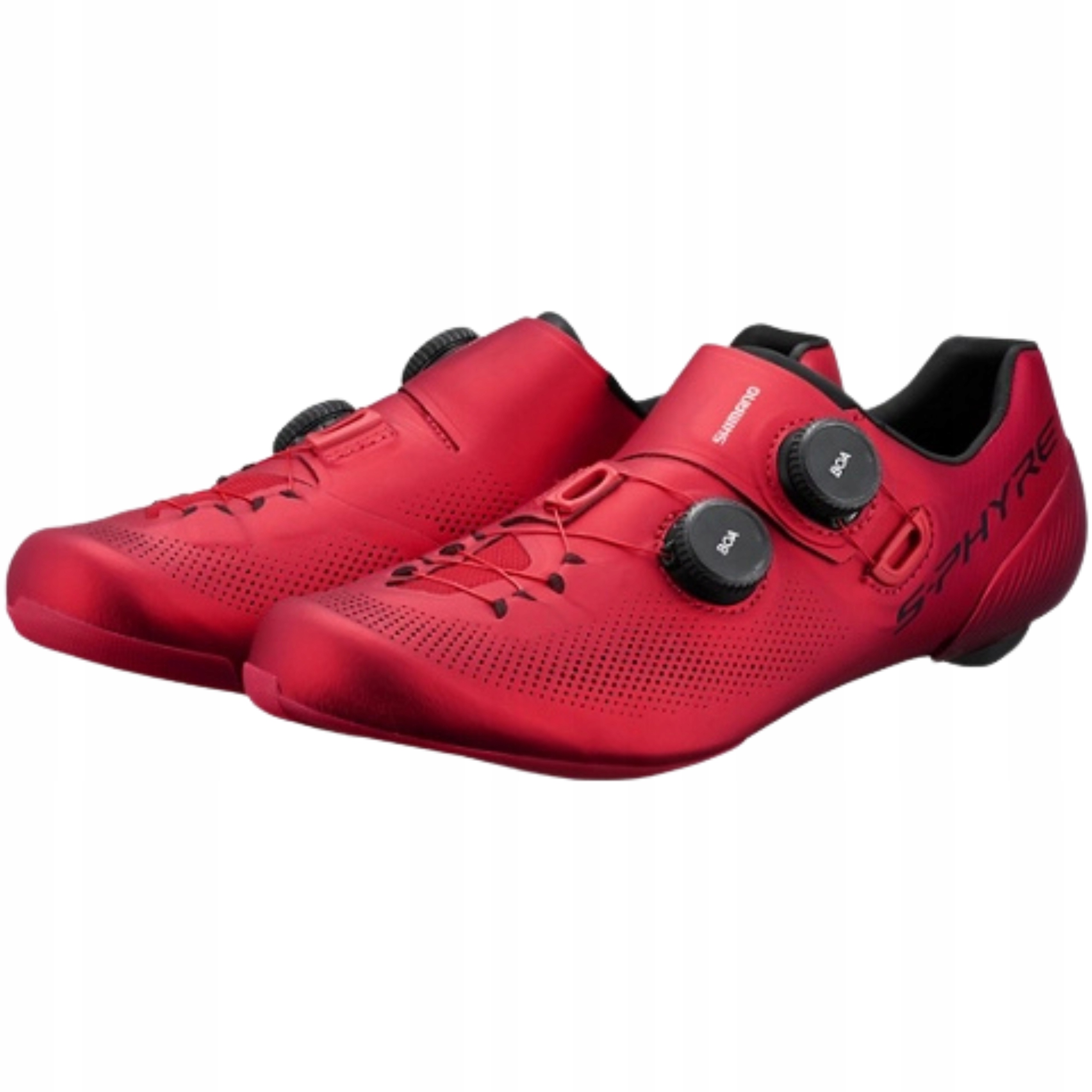 Buty Rowerowe Shimano S-phyre SH-RC903 Karbonowe Buty Szosowe Czerwone 45