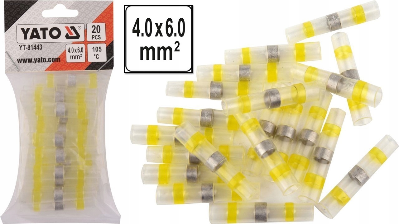 Zestaw Rurek Rurki Termokurczliwe Z Cyną 4.0-6.0mm