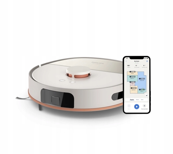 Robot sprzątający Philips Aqua 5000 XU5000/20 Mopowanie Tworzenie mapy