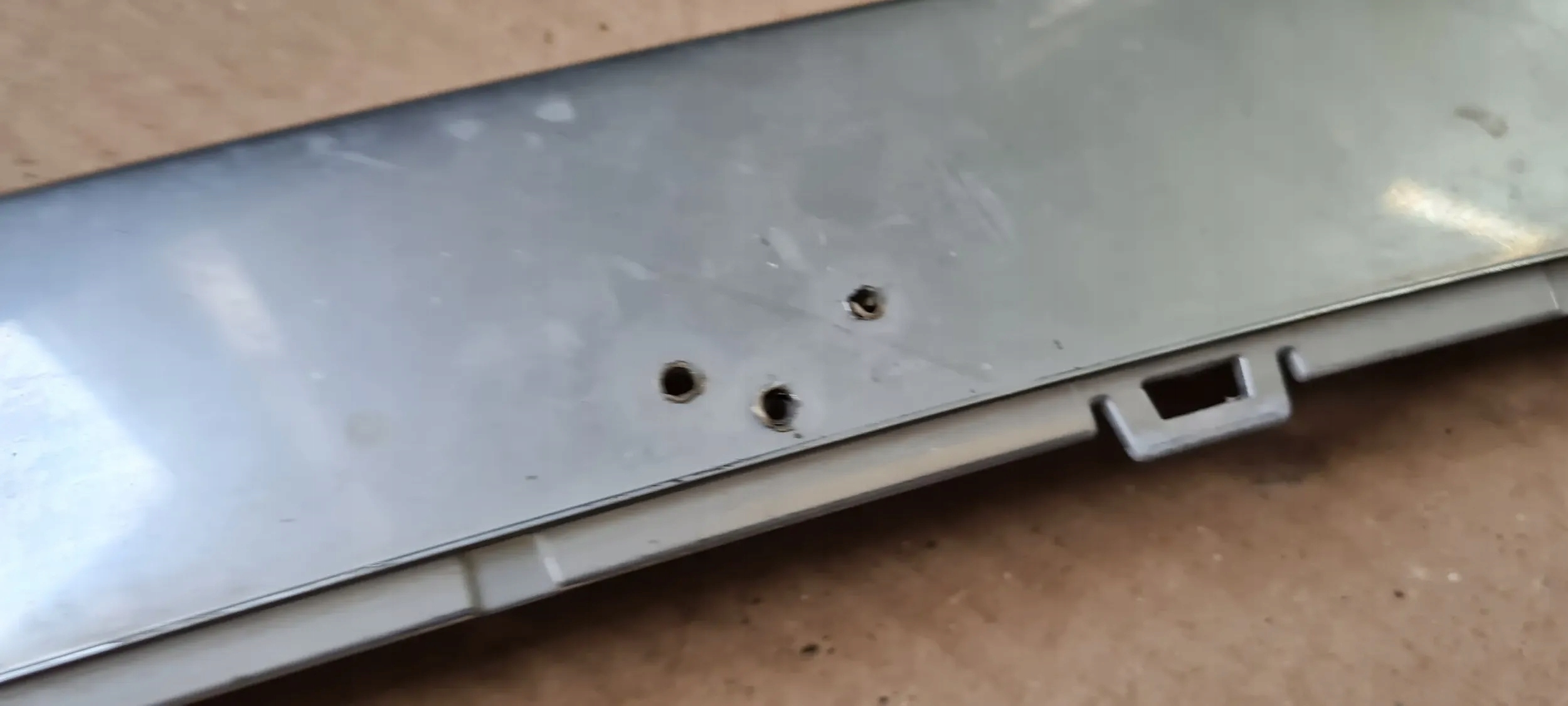 S3 8V BERLINA A3 MODANATURA PARAURTI ACCESSORI SLINE SPOILER CHROM