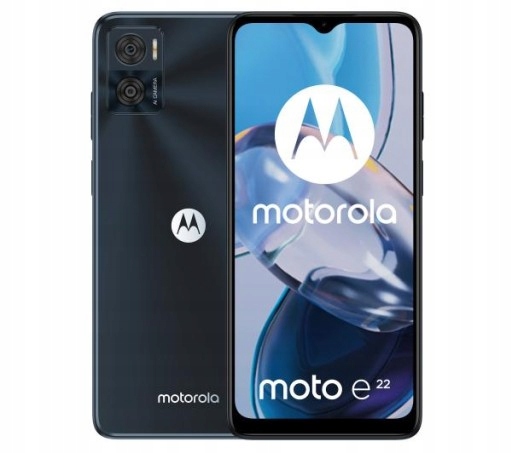 Smartfon MOTOROLA Moto E22 4/64GB 6,5&quot; 90Hz Dual SIM LTE Astro Black