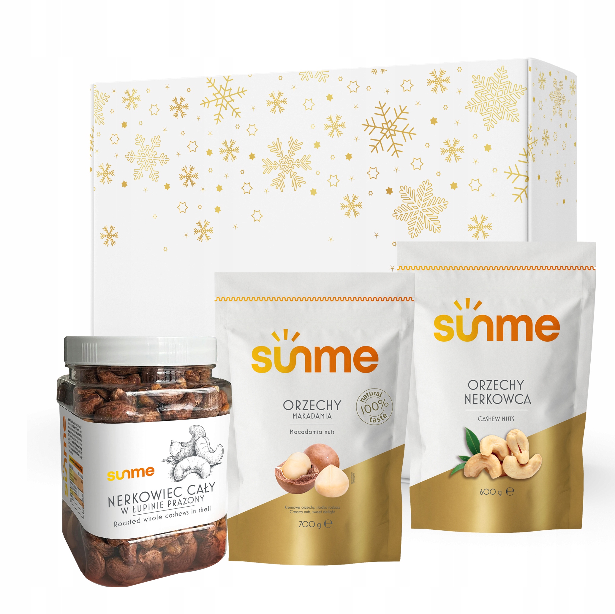 Levně Sunme Dárková sada na Vánoce pro zaměstnance Ořechy a bakalie