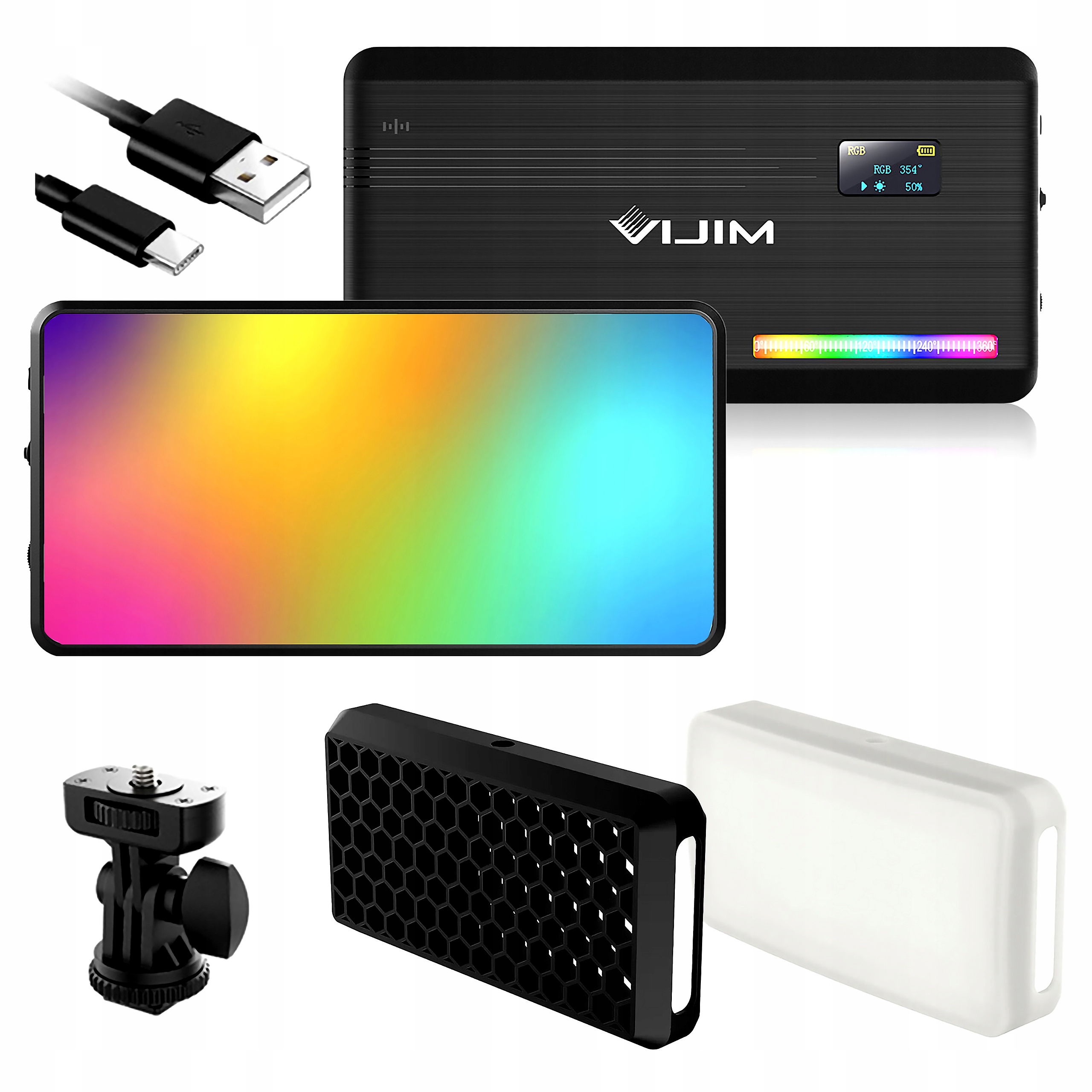 Lampa Diodowa Led Rgb Ulanzi Vijim VL-196 5000 mAh