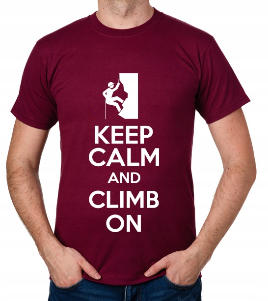 

koszulka Keep Calm And Climb On prezent