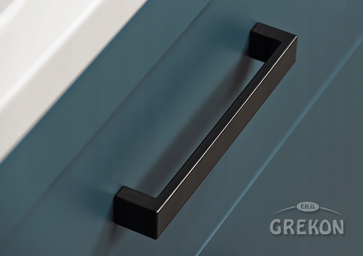 MEIVA meble łazien niebieska szafka + umywalka 120 Wysokość mebla 50 cm