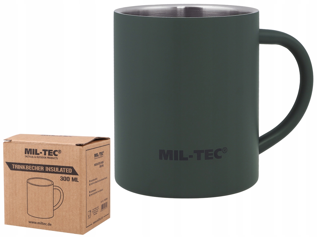 

Mil-Tec Turystyczny Kubek Termiczny Nierdzewny 0.3