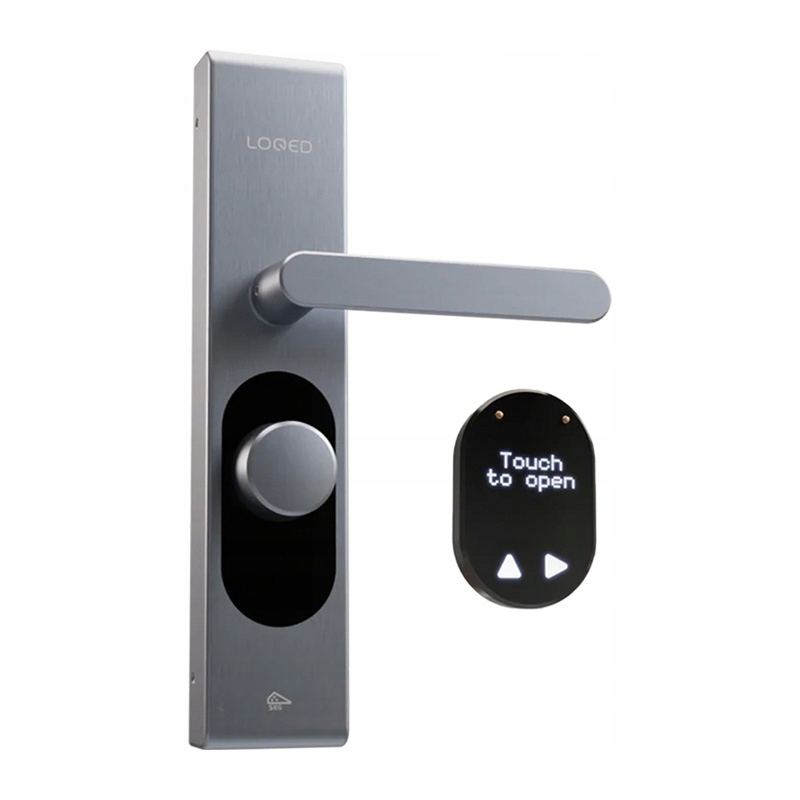 Shelly Loqed Smart Lock Inteligentny Zamek Do Drzwi WiFi Bluetooth Srebrny