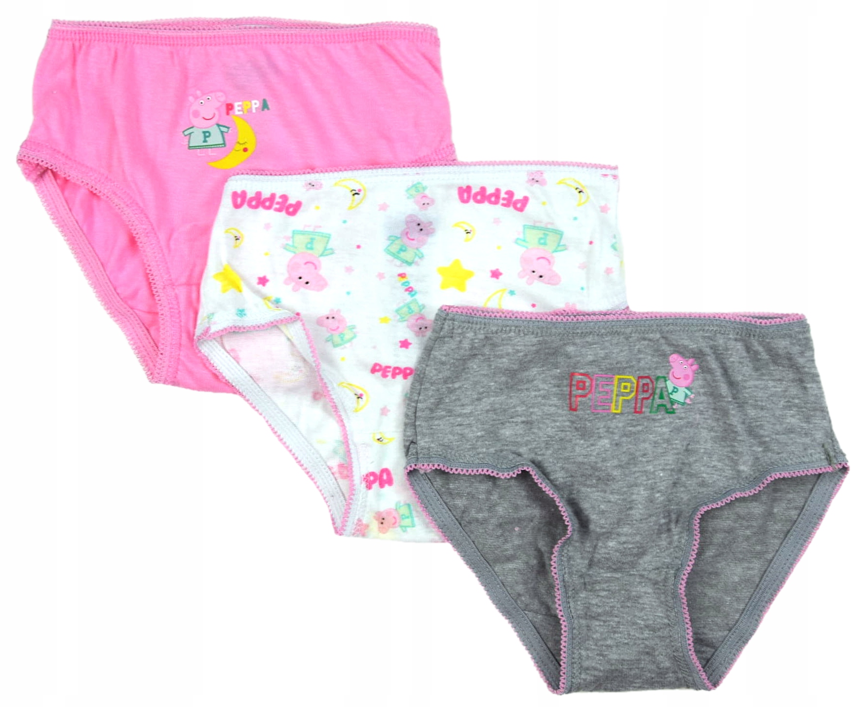 3-PACK MAJTKI ŚWINKA PEPPA FIGI DZIEWCZĘCE 92/98