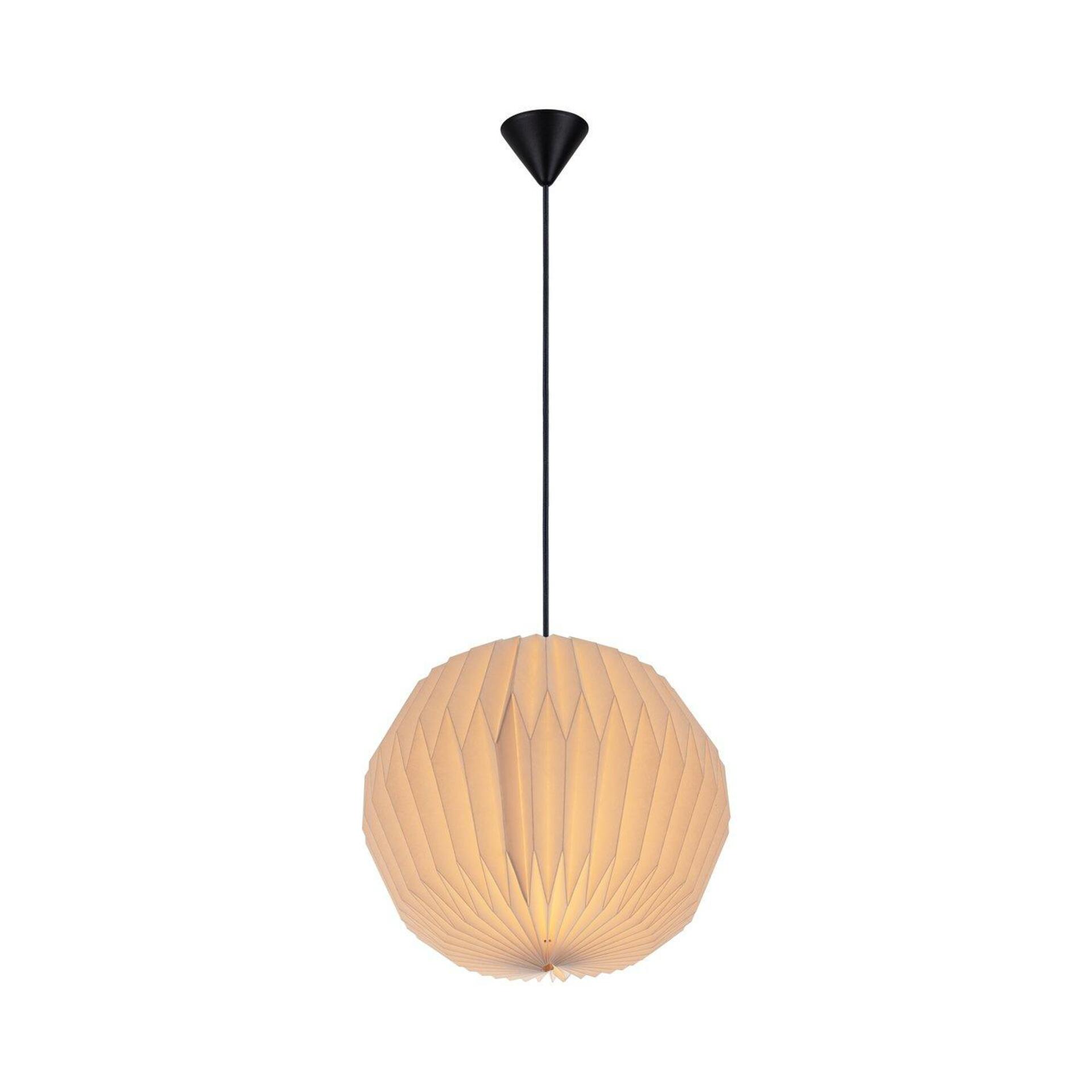 Nordlux Belloy 30 bílé plisované stínidlo na lampu, Fsc, průměr 30 cm