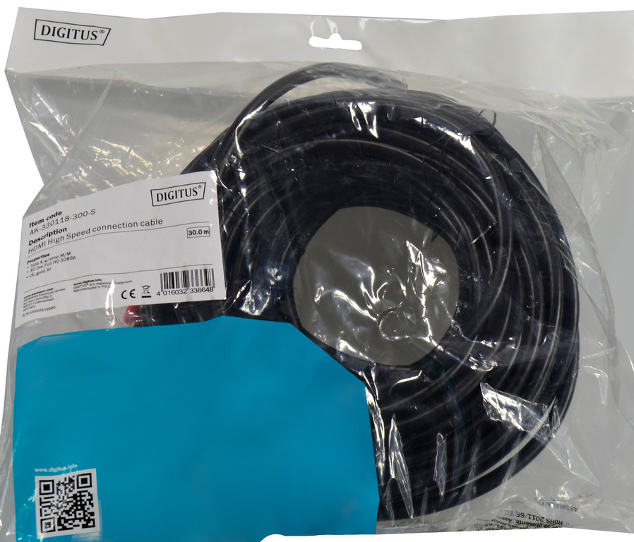 DIGITUS Kabel HDMI AKTYWNY - HDMI 10M ULTRA HD 3D Kod producenta AK-330118-100-S