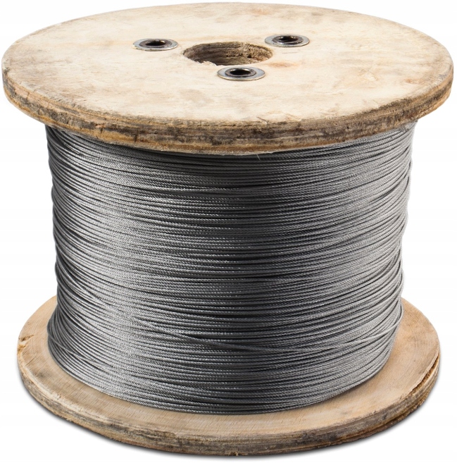 Ocelové lanko Nerezové -- 7x7 -- 4 mm -- 50 m --