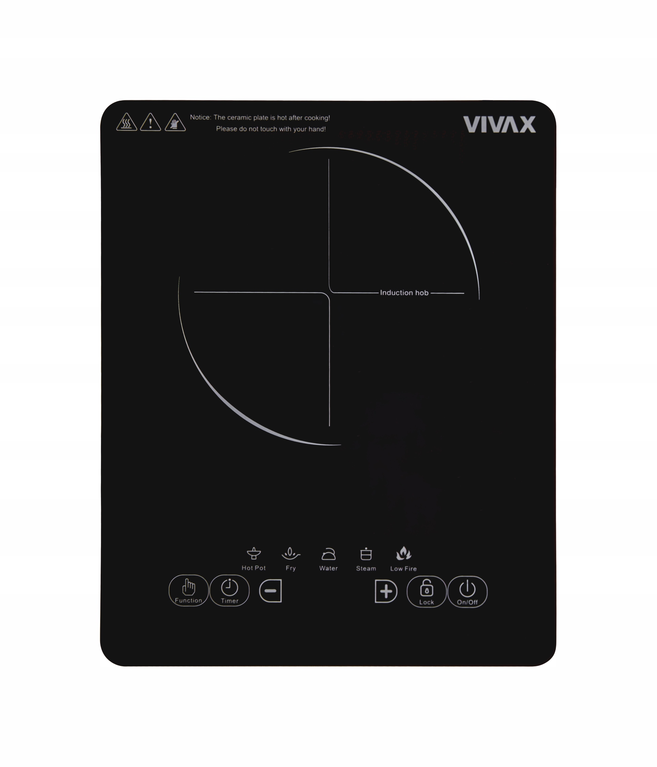 Płyta Indukcyjna Vivax Jednopalnikowa HPI-1500TP