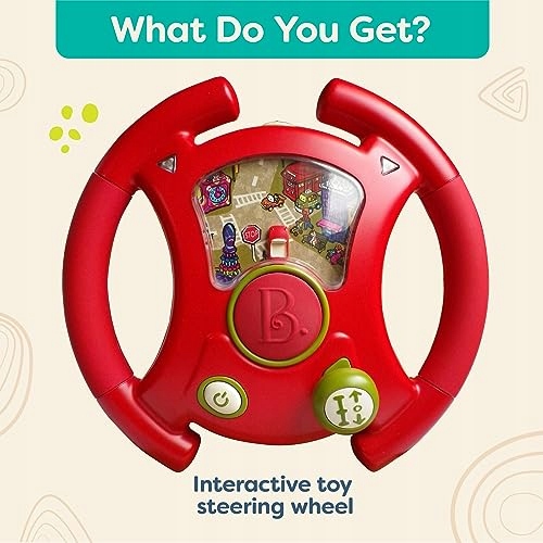 B. BX1148Z YouTurns Steering Wheel-Interactive Driving Toy for Toddlers Minimalny wiek dziecka 7