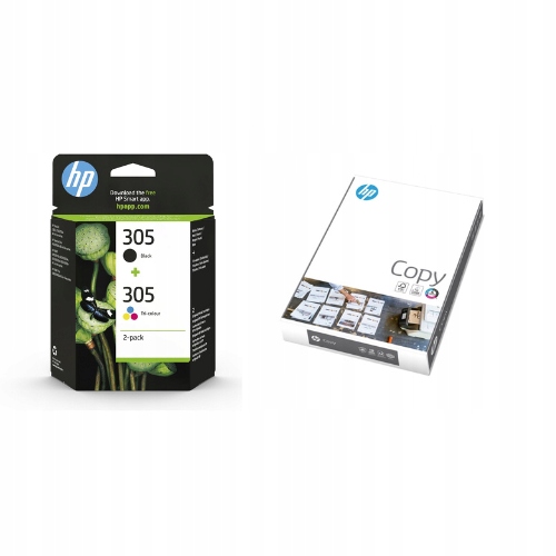 Tusz Hp 305 czarny/kolor Papier ksero Hp Copy