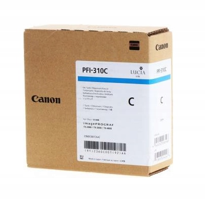 Atramentová náplň Canon PFI-310C PFI310C Cyan 2360C001 TX-3000 TX-4000 Originál.