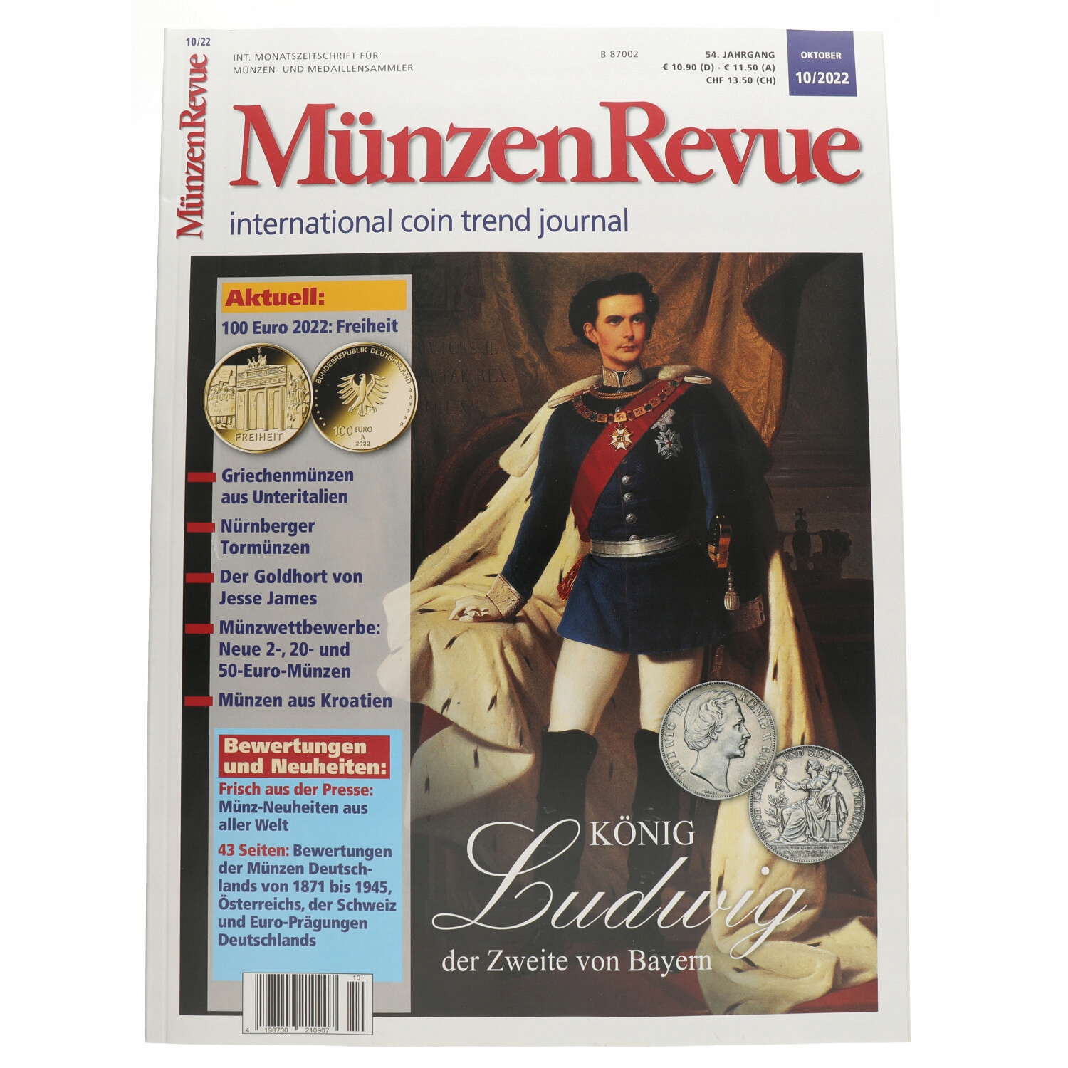 MünzenRevue wydanie 10/2022